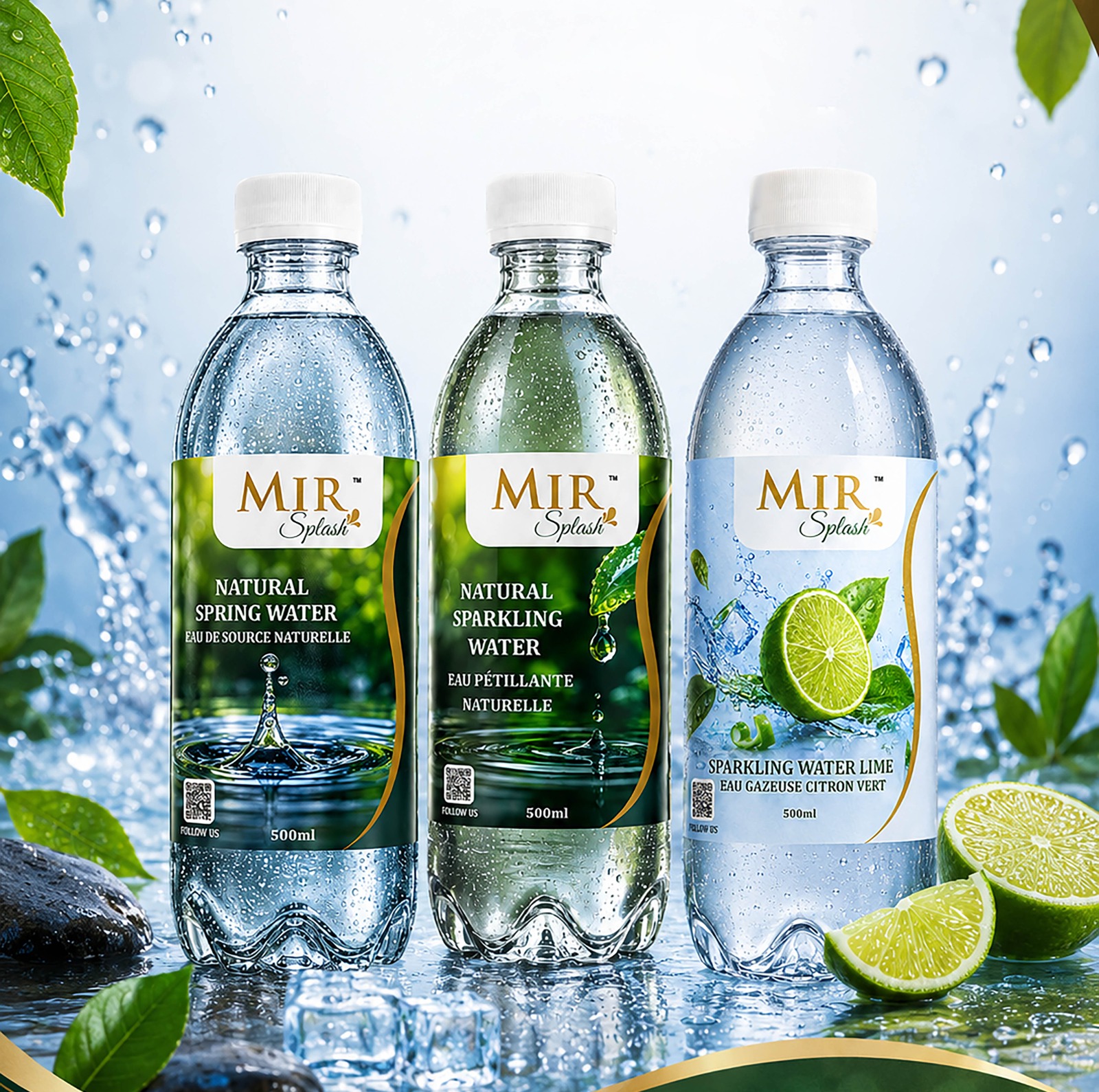 MIR Splash bottles